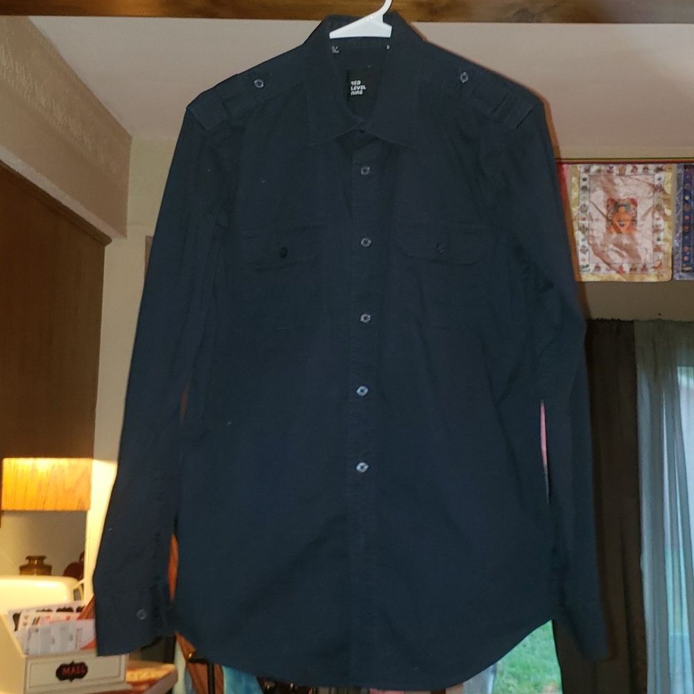 Red Level Nine Button-down Shirt